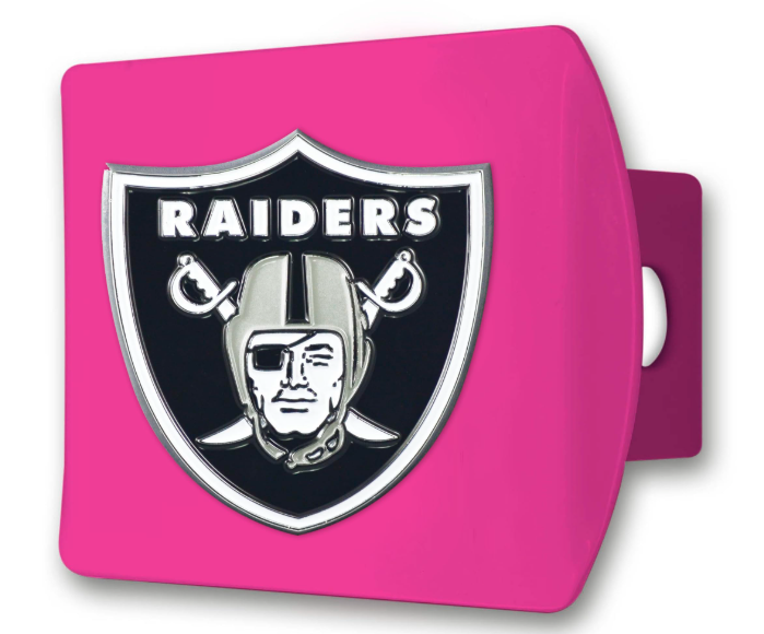 LV Raiders Hitch Cover Fuschia