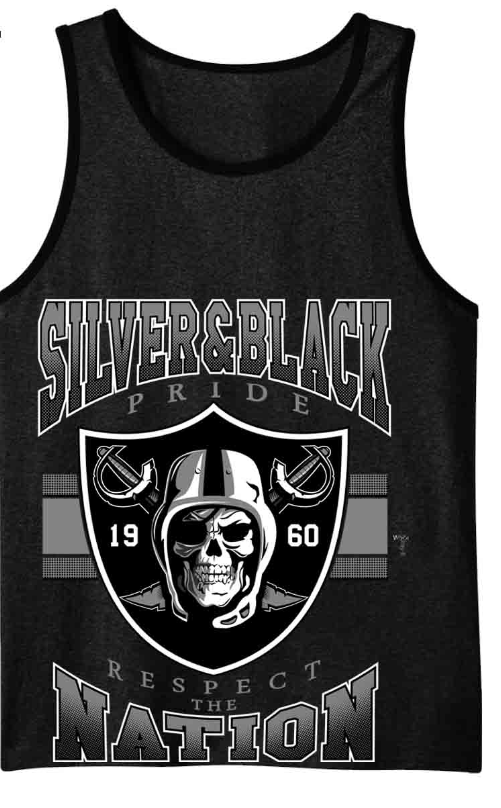 LV Raiders Respect The Nation Tank Top