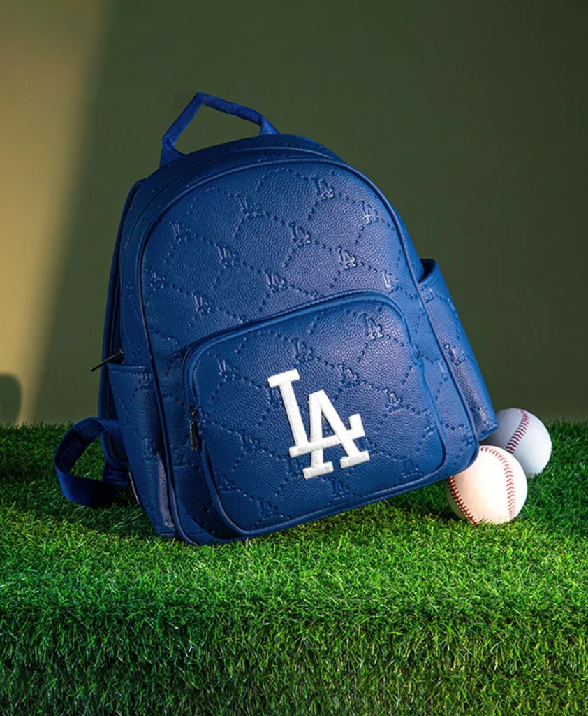 LA Dodgers Leather Backpack