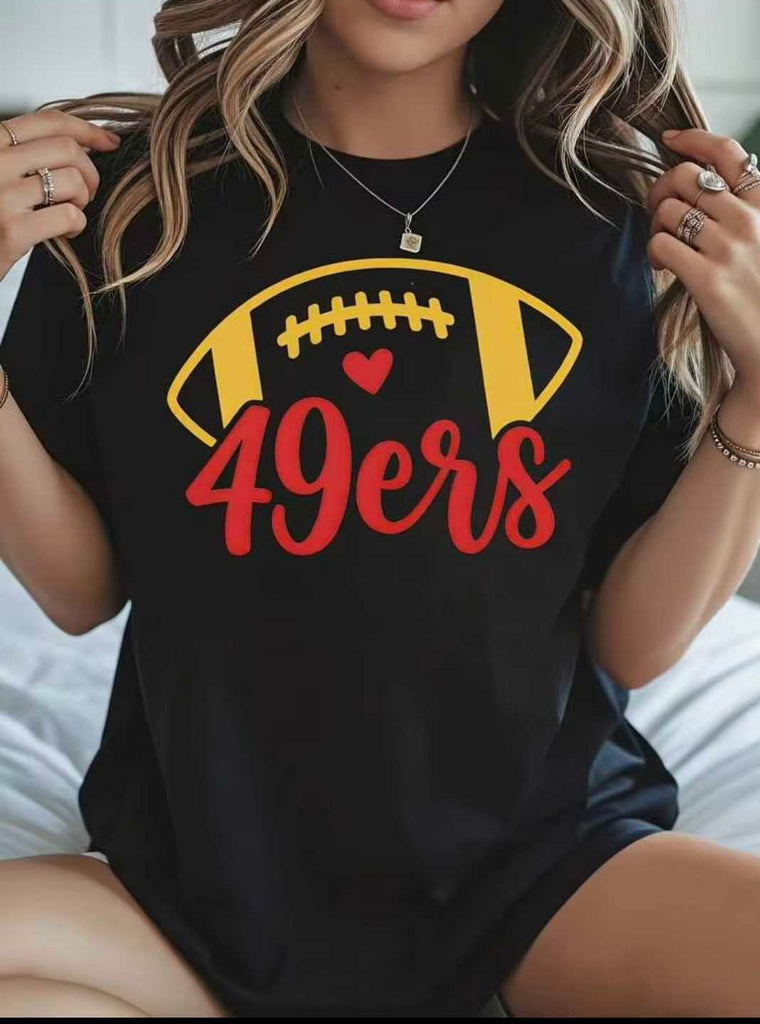 SF 49ers Crew Neck Top