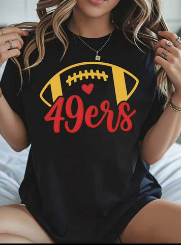 SF 49ers Crew Neck Top