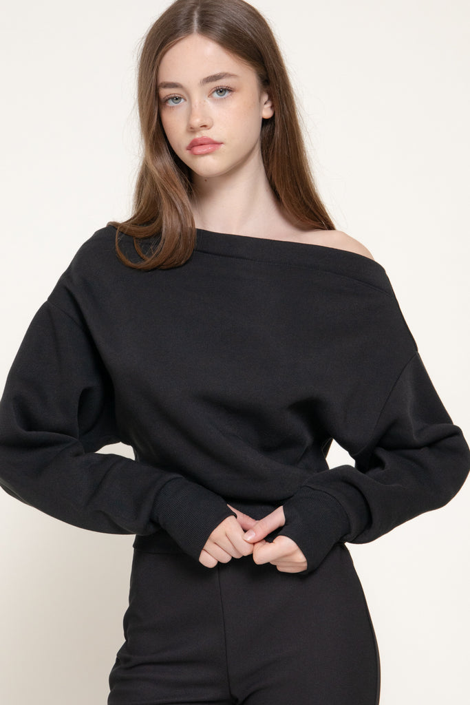 Long Sleeve Off Shoulder Top 15625