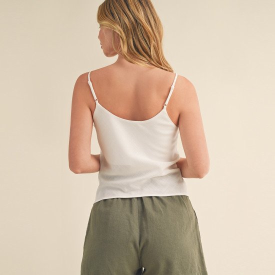 Woven Double Layered Cami Top 75338