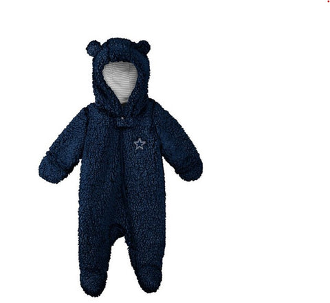 Dallas Cowboys Infant Hooded Teddy Fleece Suit