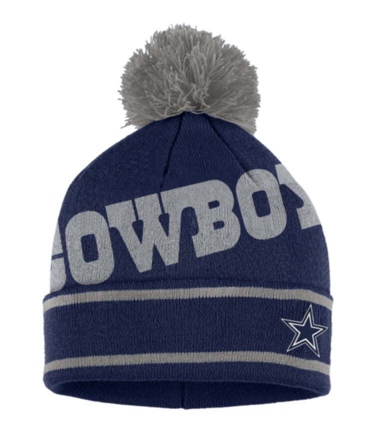 Dallas Cowboys Erin Andrews Jacquared Beanie & Gloves Set