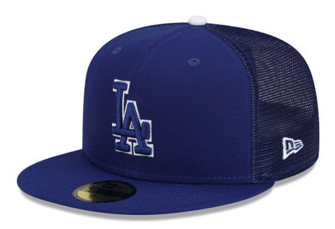LA Dodgers Batting Practice 23 Fitted Trucker