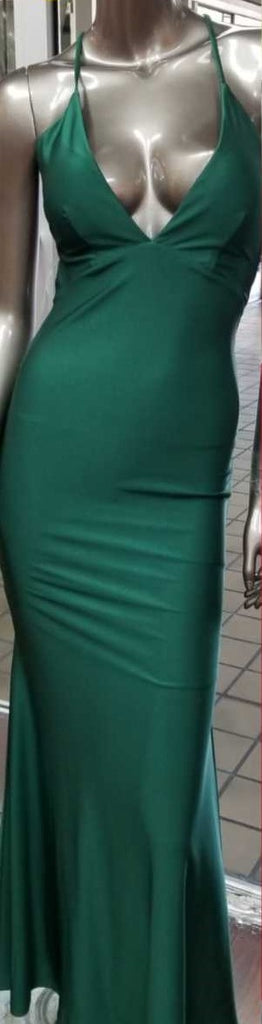 V Cut Formal Dress 1372