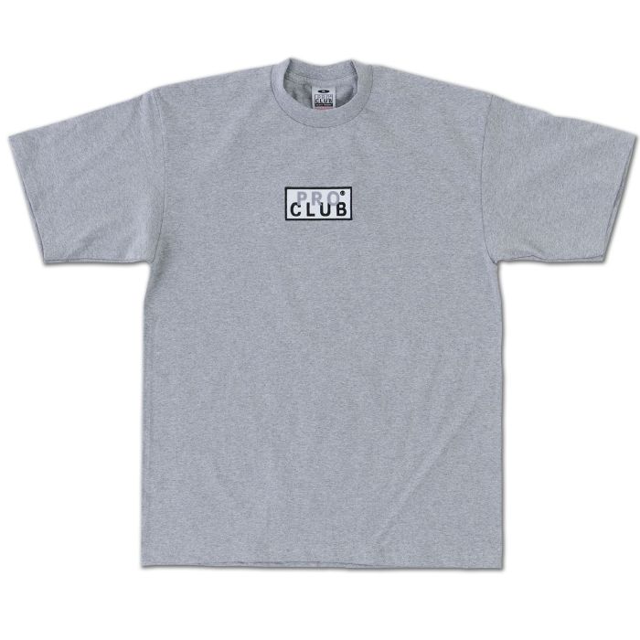 Pro Club Embroidered Box Logo Tee