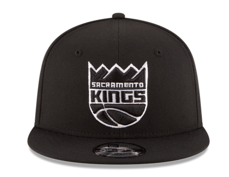 Sacramento Kings Black White Snapback