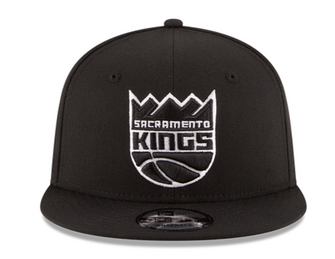 Sacramento Kings Black White Snapback