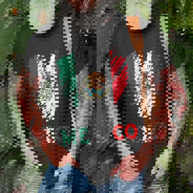 Mexico Flag Heart Tee