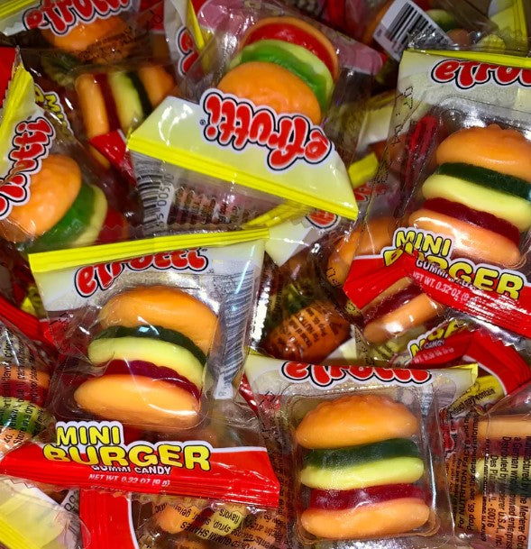 Efrutti Mini Burger Gummi Candy