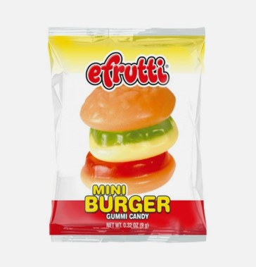 Efrutti Mini Burger Gummi Candy