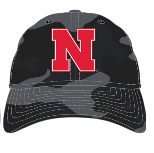 Nebraska Cornhuskers Camo 9TWENTY Hat