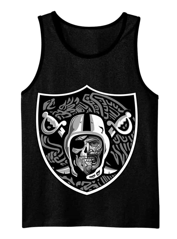 LV Raiders Half Face Tank Top