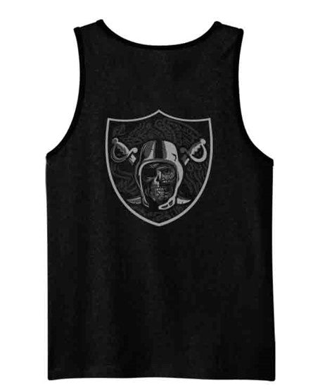LV Raiders Half Face Tank Top