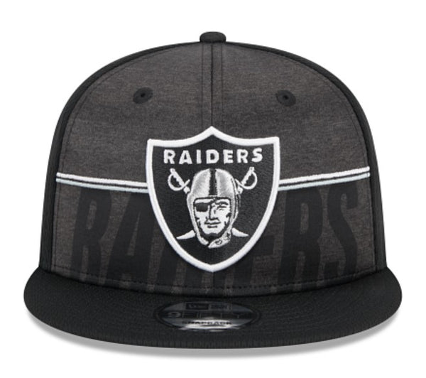 New Era Raiders Team Stripes Trucker 940 in Black/OTC Size One Size | WSS