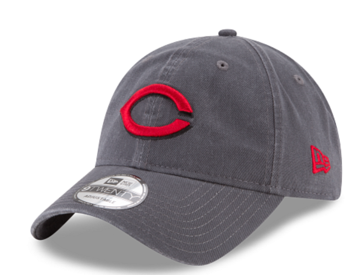 Cincinnati Reds Charcoal Strapback