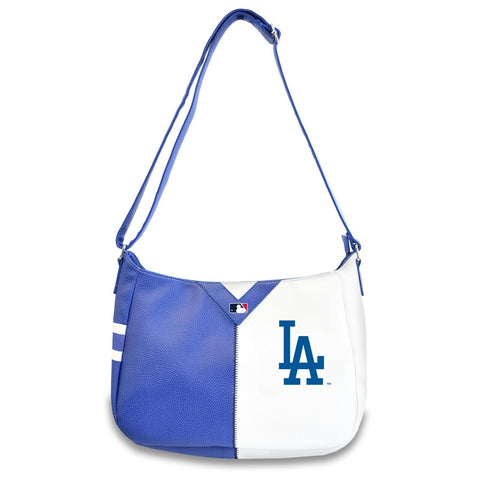 LA Dodgers Pebble Split Hobo Purse