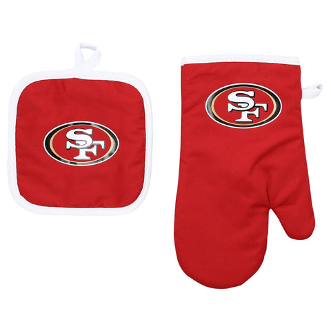 SF 49ers Oven Mitten & Pot Holder