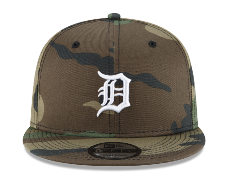 Detroit Tigers Woodland Camo Snapback