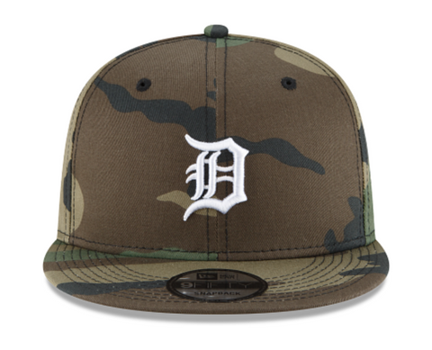 Detroit Tigers Woodland Camo Snapback