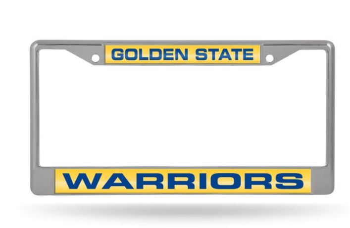 GS Warriors Metal License PLate Frame