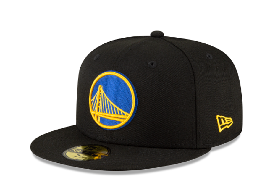 GS Warriors Black OTC Fitted Cap