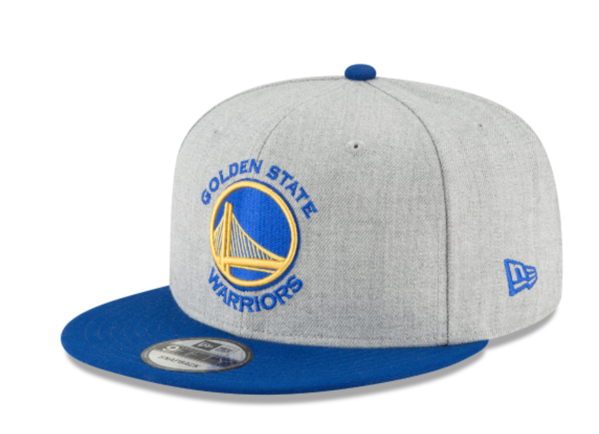 GS Warriors 2Tone Heather Grey 9Fifty Snapback