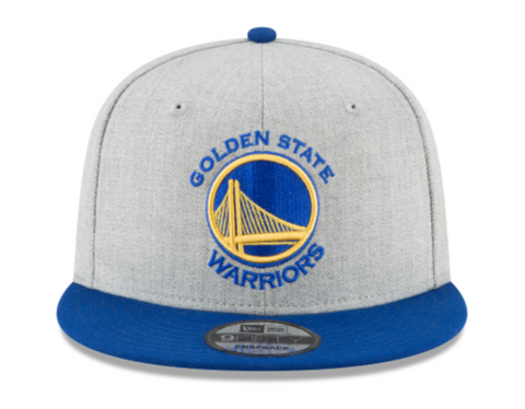 GS Warriors 2Tone Heather Grey 9Fifty Snapback