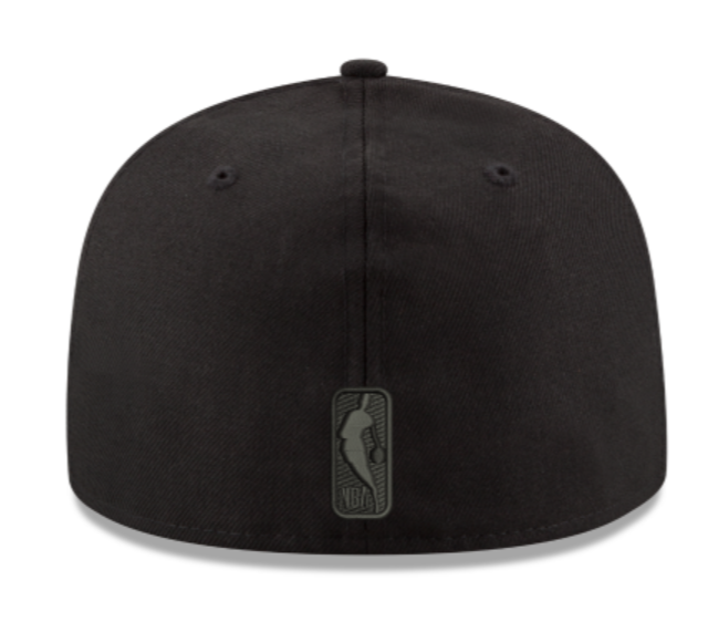 GS Warriors Basic Black  Black Fitted Cap