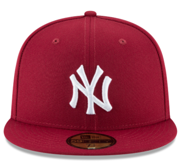NY Yankees Cardinal Fitted Cap
