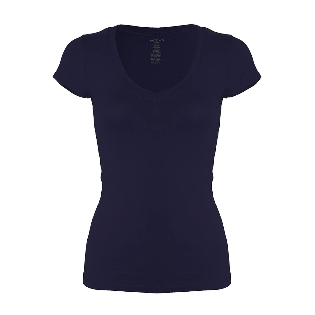 Women's Short Sleeve V Neck