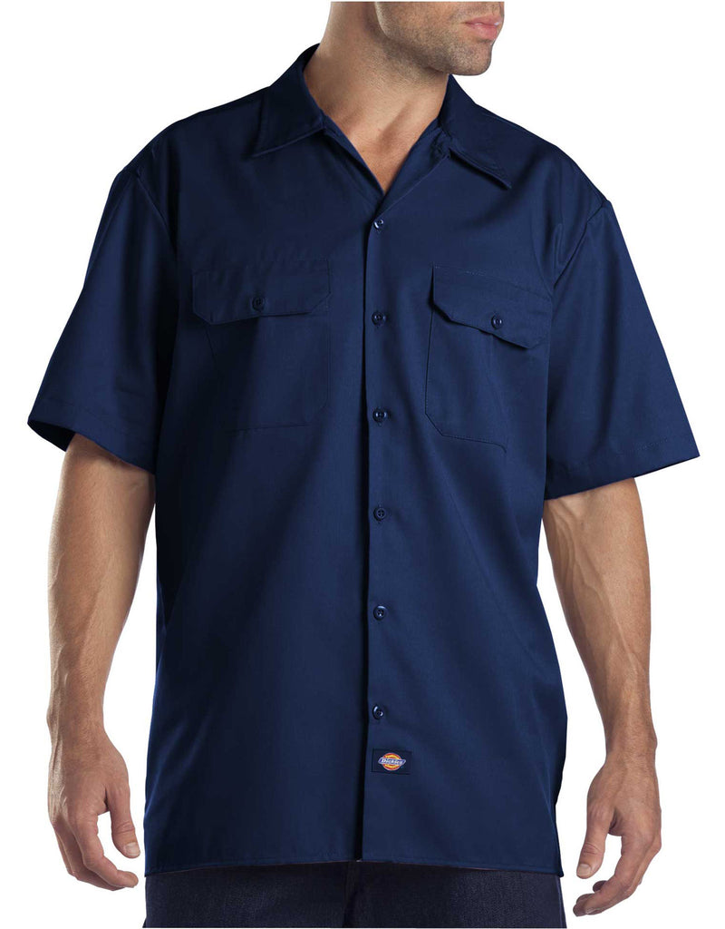 Dickies Short Sleeve Work Shirt Dark Navy