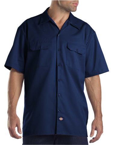 Dickies Short Sleeve Work Shirt Dark Navy