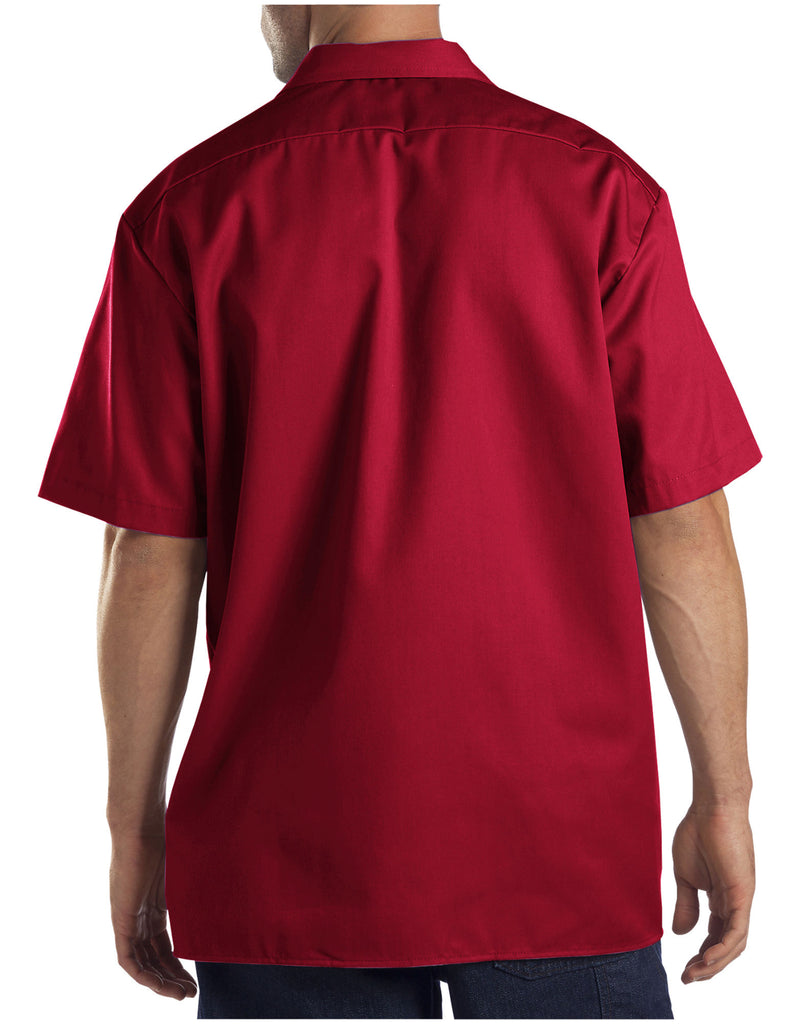Dickies Short Sleeve Work Shirt Red