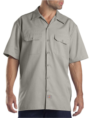 Dickies Short Sleeve Work Shirt Silver