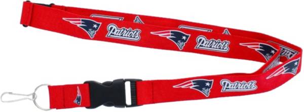 NE Patriots Long Lanyard Key Ring