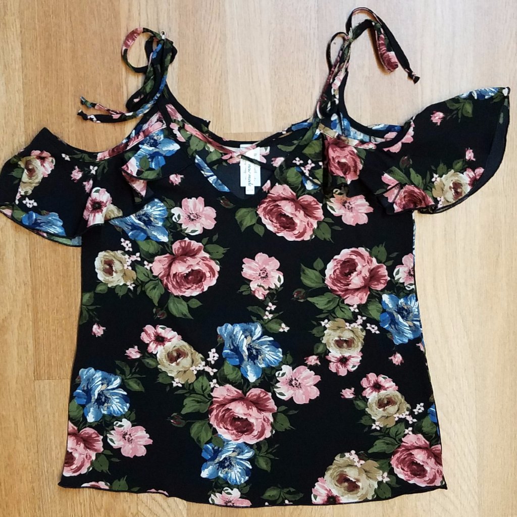 Off Shoulder Floral Top