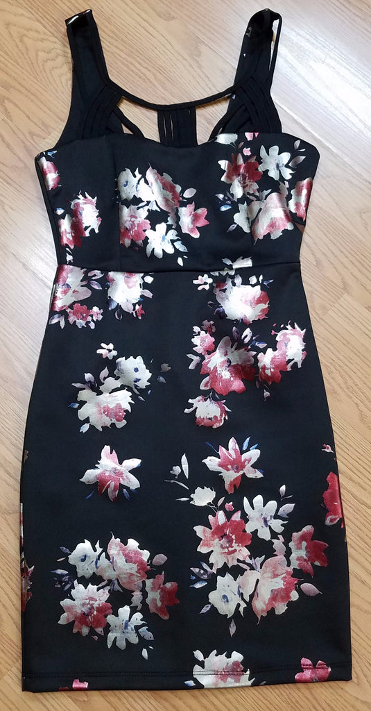 Shimmer Floral Dress (FINAL SALE)