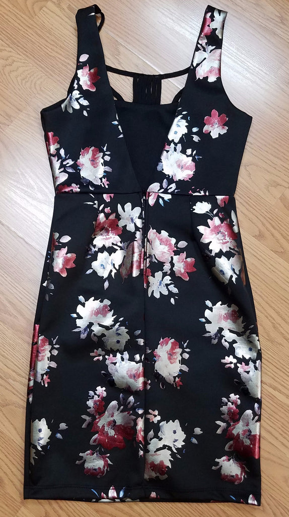 Shimmer Floral Dress (FINAL SALE)