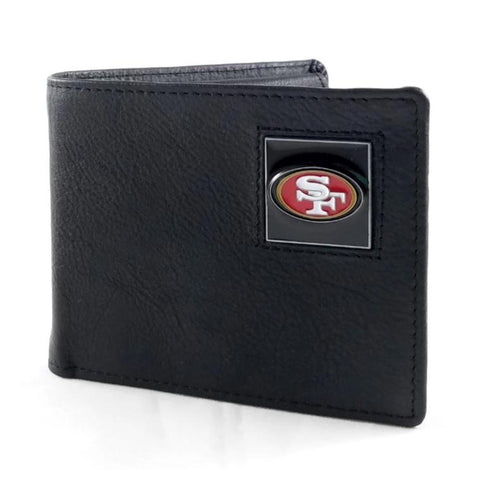 SF 49ers Leather Bi Fold Wallet