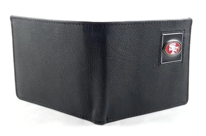 SF 49ers Leather Bi Fold Wallet