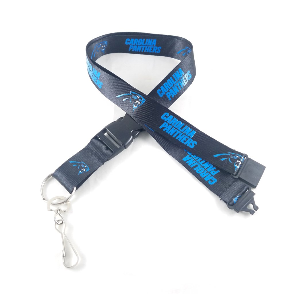 Carolina Panthers Long Lanyard Key Ring