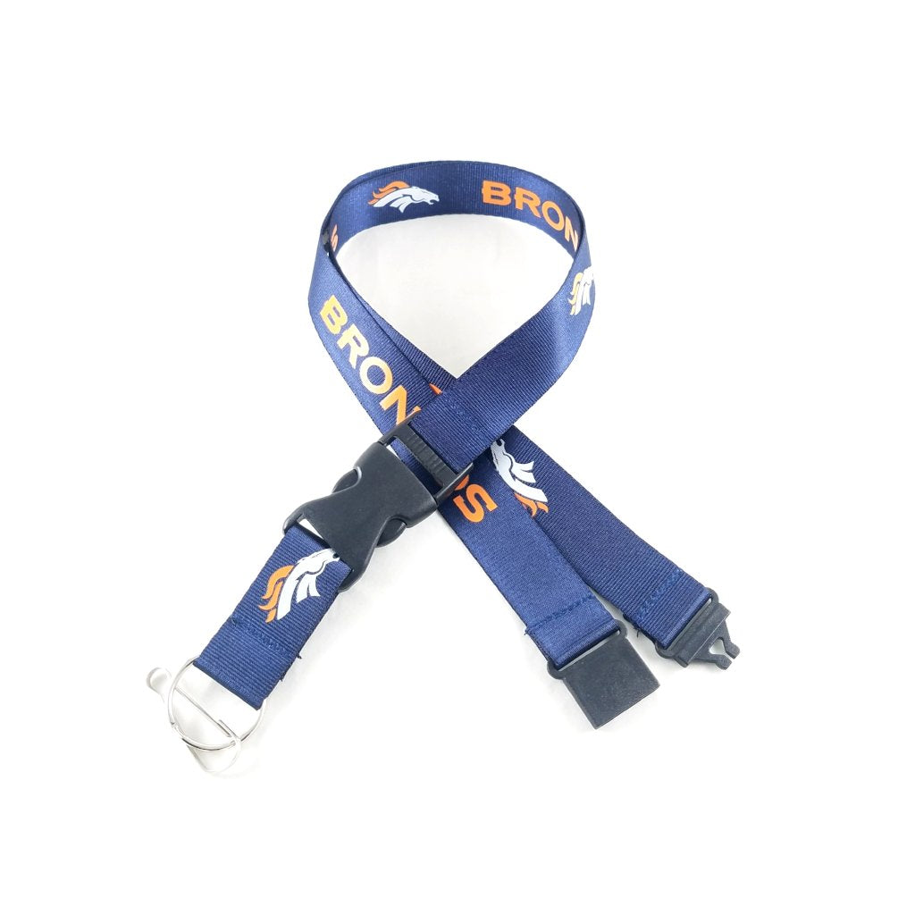 Denver Broncos Long Lanyard Key Ring