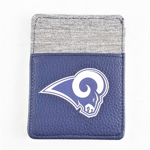 Los Angeles Rams Front Pocket Pebble Wallet