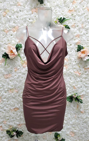 Draped Cris-Cross Dress