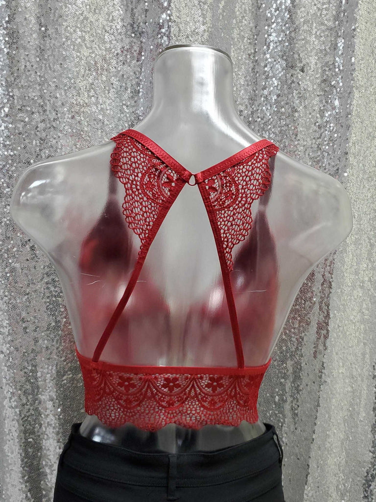 Racer Back Lace Bralette