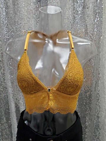 Racer Back Lace Bralette