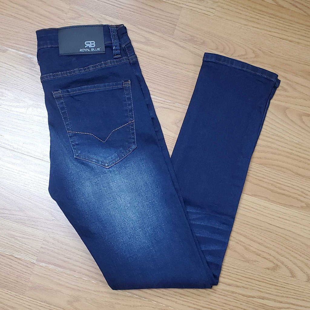 Royal Blue Carter Distressed Denim Jeans